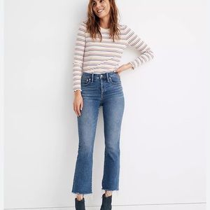 Madewell Petite Cali Demi-Boot Jeans in Fleetwood Wash